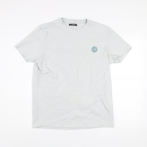 Dunnes Men’s Light Grey Regular Fit Short Sleeve T-Shirt Size L