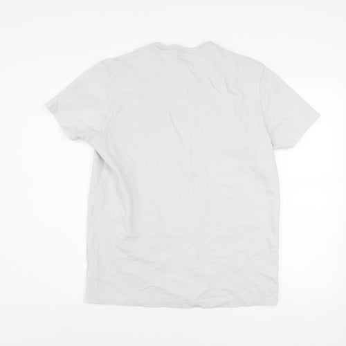 Dunnes Men’s Light Grey Regular Fit Short Sleeve T-Shirt Size L