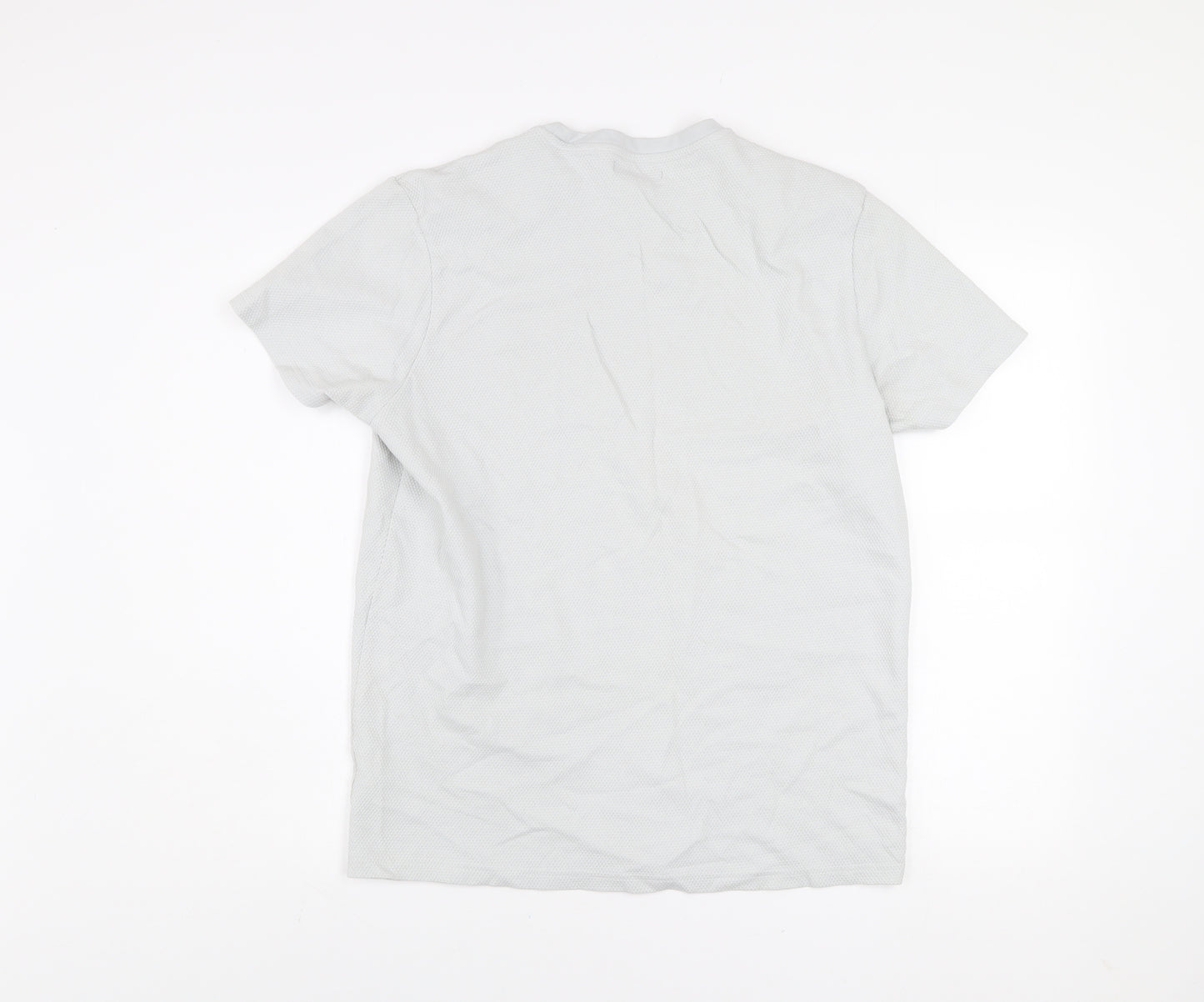 Dunnes Men’s Light Grey Regular Fit Short Sleeve T-Shirt Size L