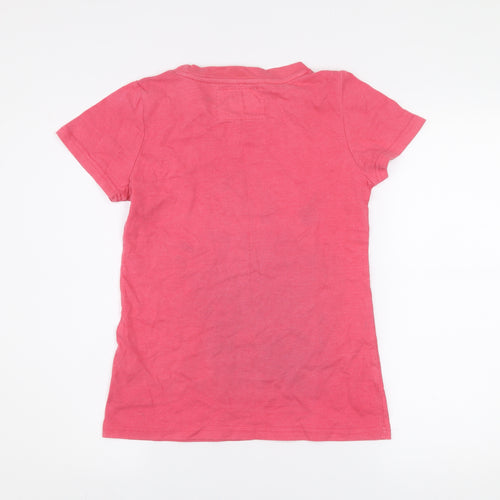 Southside Womens Pink Cotton 'Cali Surf' Graphic T-Shirt Size 10
