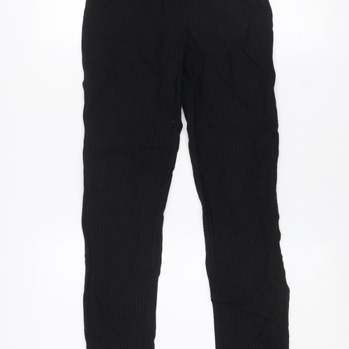 Dunnes Women’s Black Size 8 Slim Tapered Viscose Blend Trousers