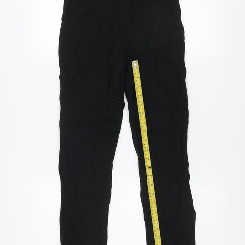 Dunnes Women’s Black Size 8 Slim Tapered Viscose Blend Trousers