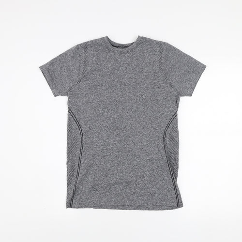 Dunnes Stores Men's Grey Short Sleeve Athletic T-Shirt Size S