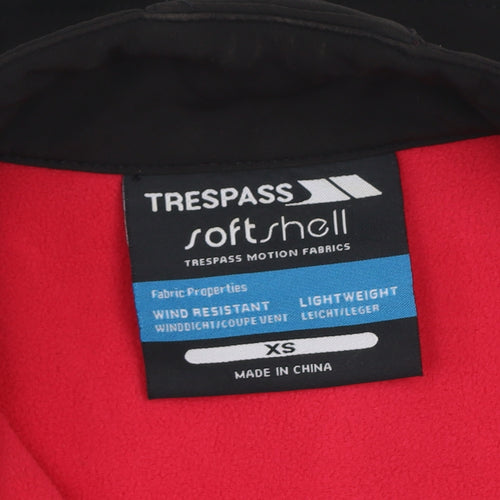 Trespass Women's Black XS Softshell Waistcoat Wind Resistant