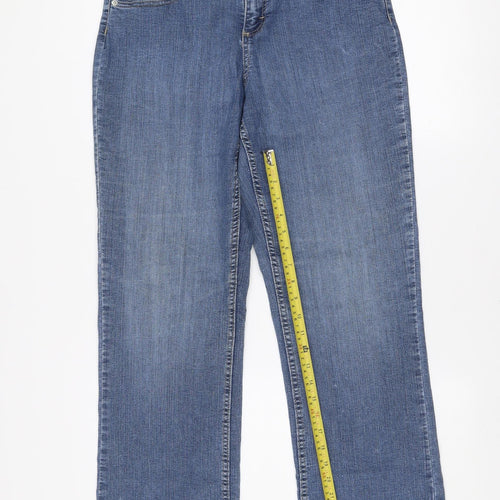 Merona Women's Blue Bootcut Jeans Size 4R Regular Fit Denim