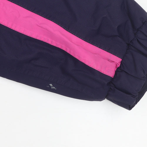 Mountain Warehouse Girls Blue Pink 11-12 Years 3-in-1 Hooded Waterproof Jacket