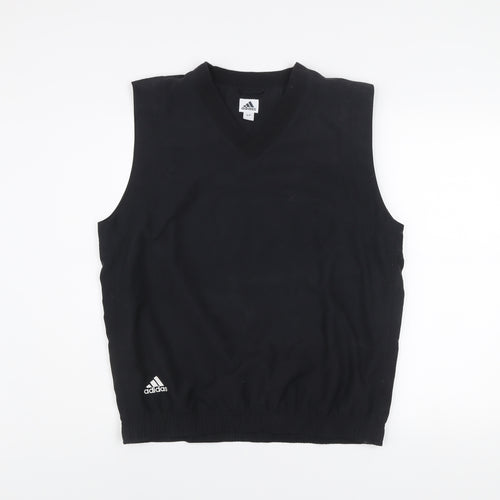 Adidas Men’s Black Sleeveless V-Neck Golf Tank Top Size S