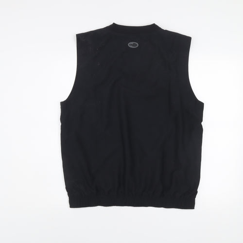 Adidas Men’s Black Sleeveless V-Neck Golf Tank Top Size S