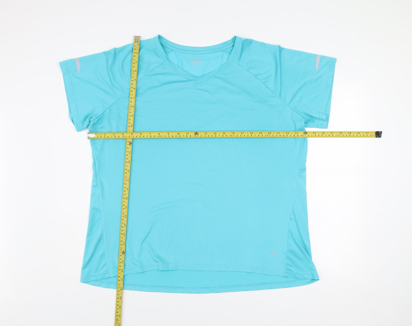 Dunnes Stores Men Blue XL V-Neck Athletic T-Shirt