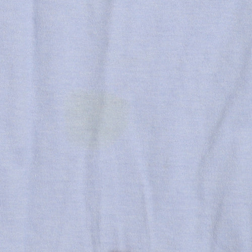 Jack Wolfskin Women's Blue Floral T-Shirt Size 12 Cotton Blend