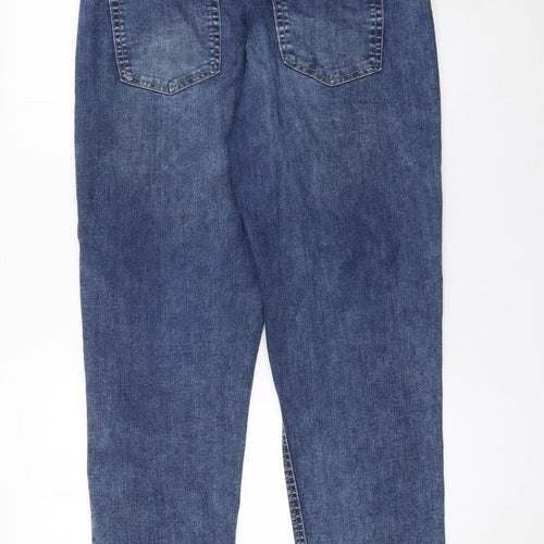 French Connection Women Blue Size 16 Straight Stretch Jeans