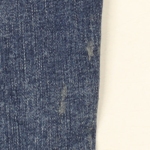 French Connection Women Blue Size 16 Straight Stretch Jeans