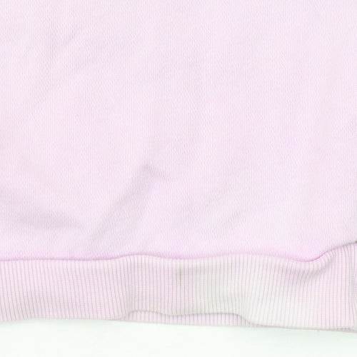 Adidas Girls Pink Logo Sweatshirt 3 Years Long Sleeve Pullover Top