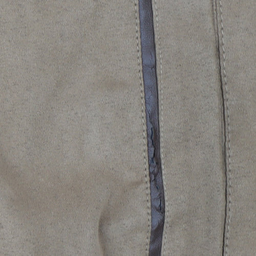 St. Bernard for Charles Stores Men's Beige Large Basic Jacket Polyester Zip Up