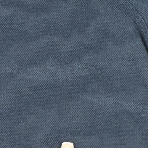 Canterbury Men's Blue XL Polo Shirt Rugby Embroidered Short Sleeve