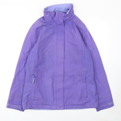 Regatta Women Purple Waterproof Rain Coat Jacket UK 12