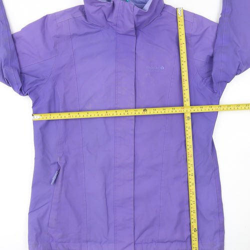 Regatta Women Purple Waterproof Rain Coat Jacket UK 12