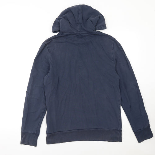 Levi's Men's Blue Pullover Hoodie S Regular Fit Graphic Cotton