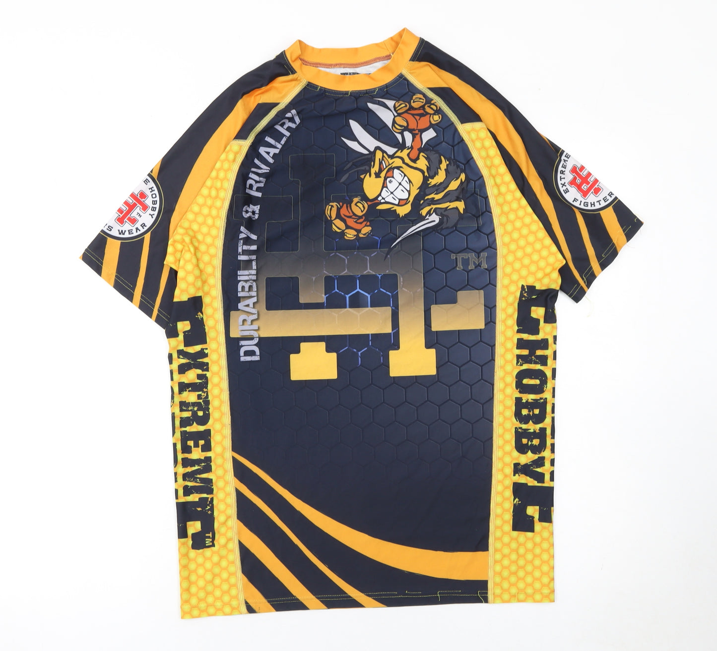 Extreme Hobby Men’s Multicoloured XL Athletic Jersey Compression T-Shirt