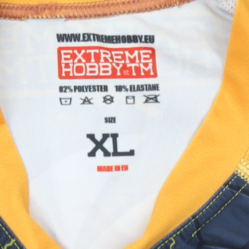 Extreme Hobby Men’s Multicoloured XL Athletic Jersey Compression T-Shirt