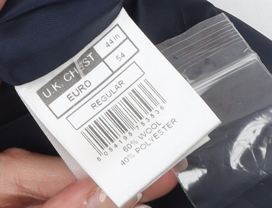 Hammond & Co. Men's Grey Wool Blend 44 Regular Waistcoat