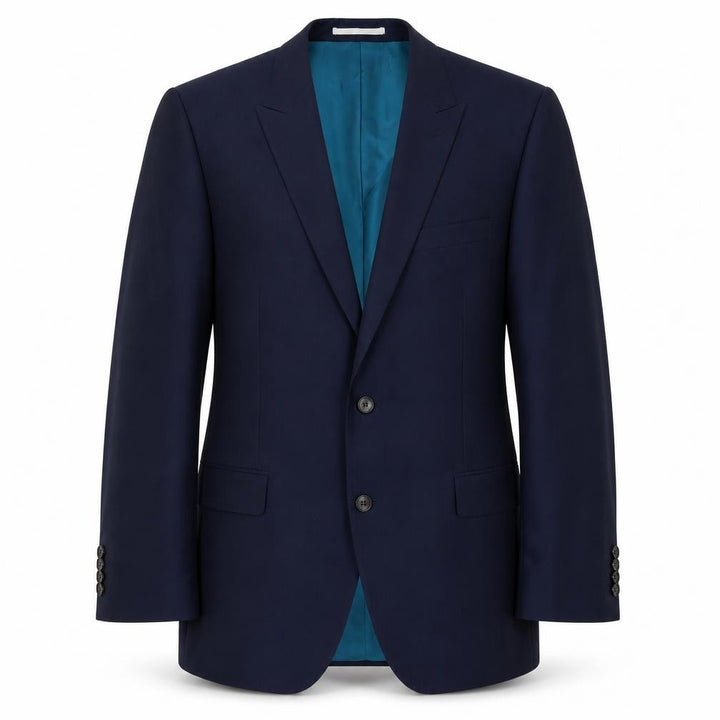 Marks & Spencer Men's Blue 40in Regular Wool Suit Jacket