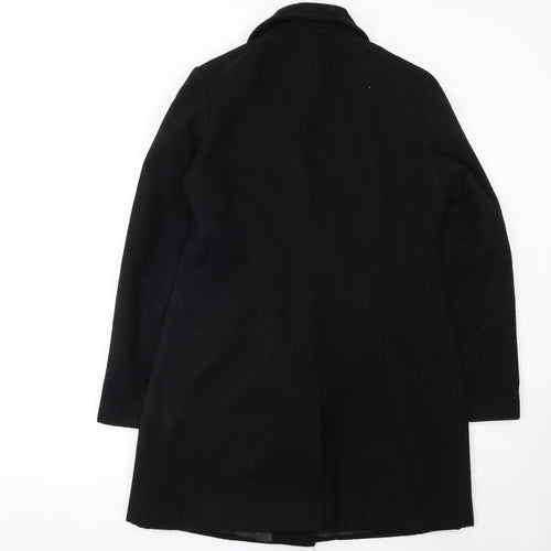 Marks and Spencer Women’s Black Size 12 Mid-Length Zip Coat