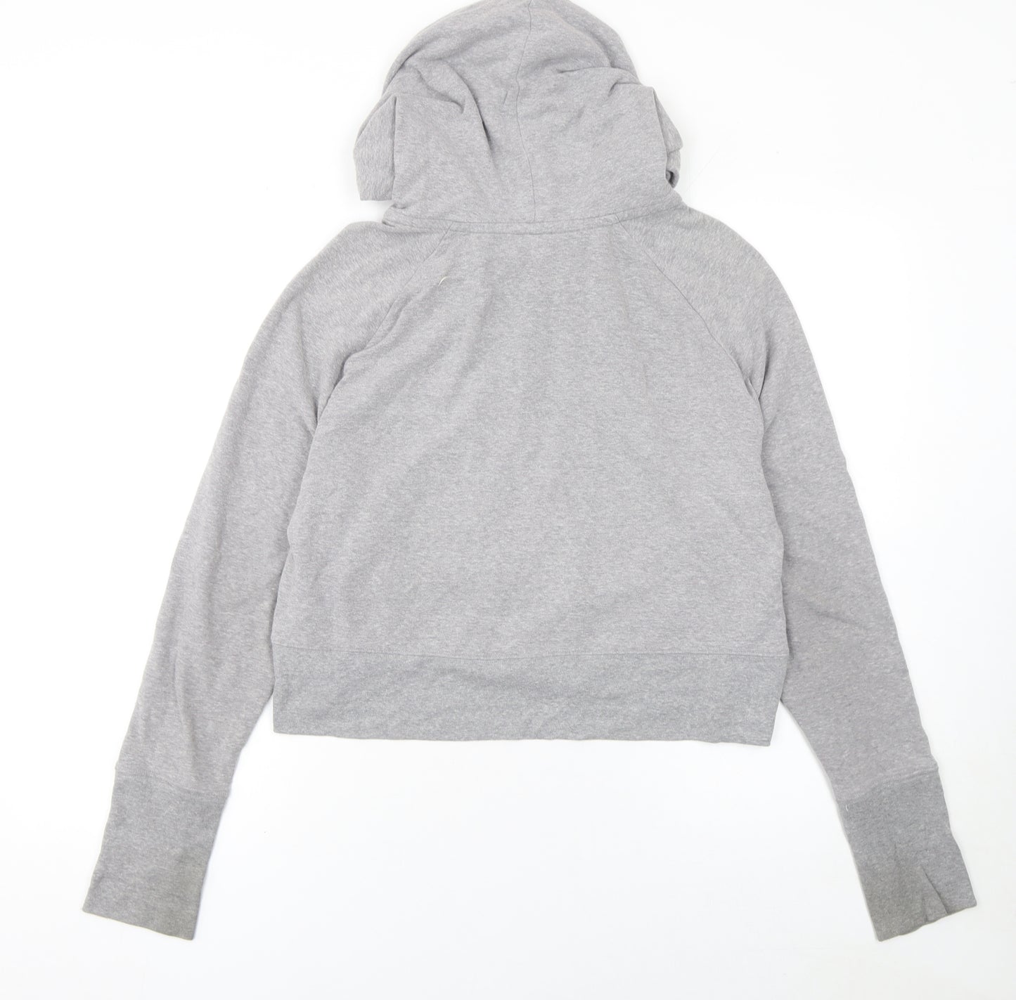 Victoria's Secret PINK Grey Full Zip Hoodie Womens Size 12 Cotton Blend