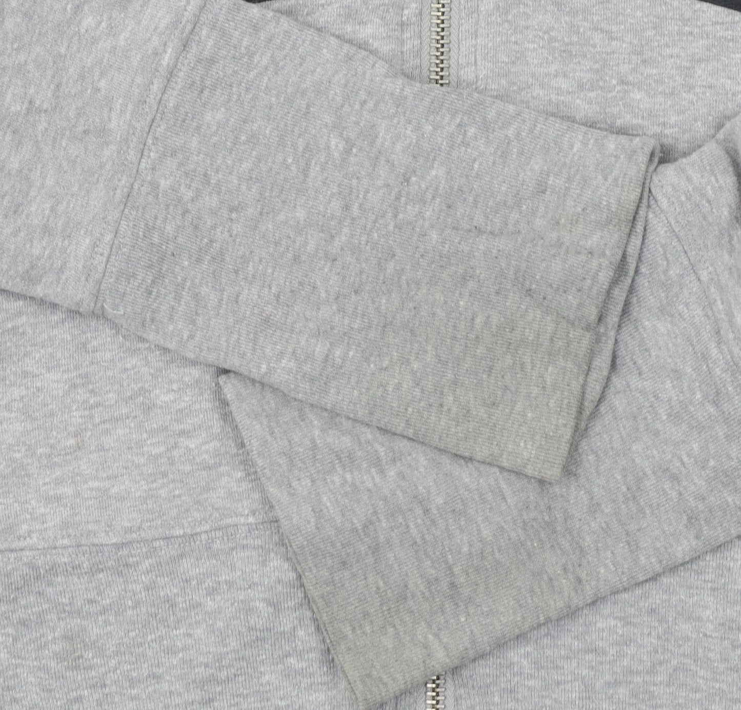 Victoria's Secret PINK Grey Full Zip Hoodie Womens Size 12 Cotton Blend