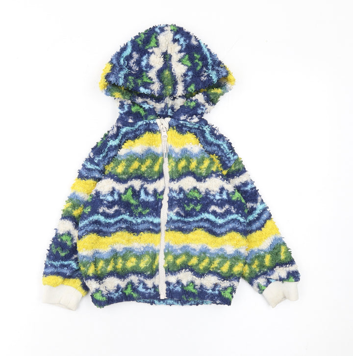 Leigh Tucker Willow Boys Multicoloured Hooded Fleece Jacket 2-3 Years