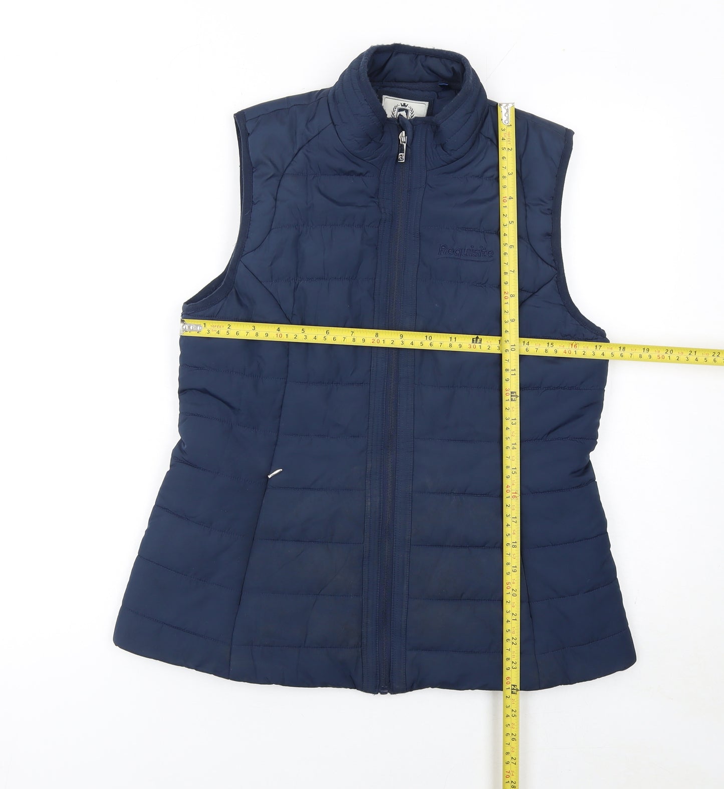 Requisite Women's Blue Padded Bodywarmer Size 12 Equestrian Jacket