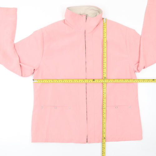 Katherine Hammond Womens Pink Size 12 Windbreaker Jacket