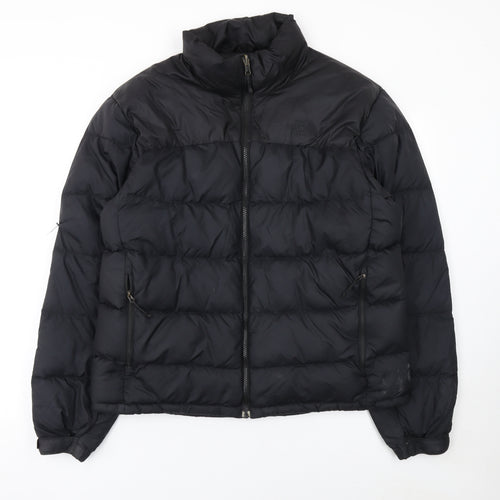 The North Face Men's Black Medium Down Puffer Jacket Winter Outdoor Coat