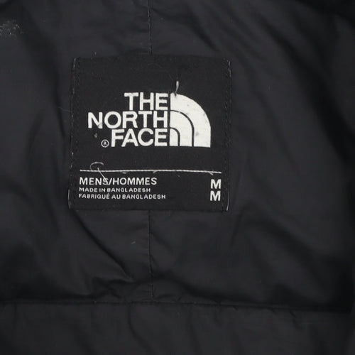 The North Face Men's Black Medium Down Puffer Jacket Winter Outdoor Coat