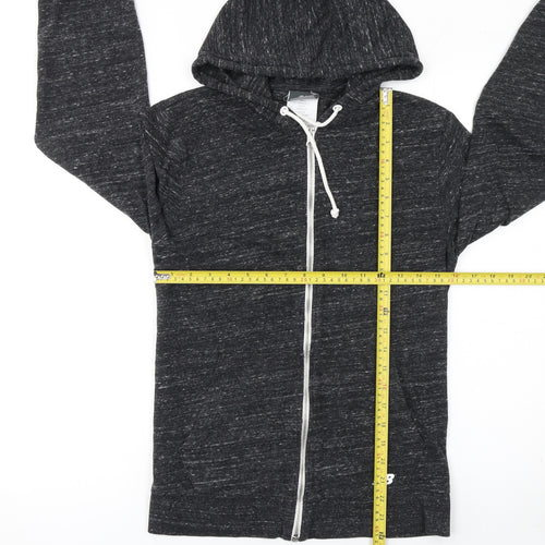 New Balance Women's Black Full Zip Hoodie Size S Cotton Blend