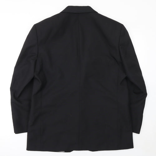 David Moss Men's Black 40S Shawl Lapel Tuxedo Jacket