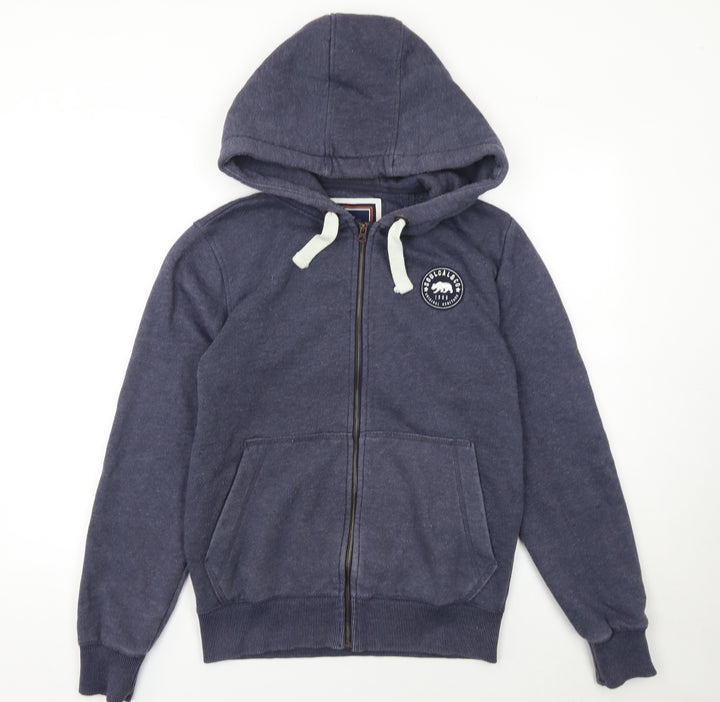 SoulCal & Co Men's Blue Full Zip Hoodie Size S Classic Logo