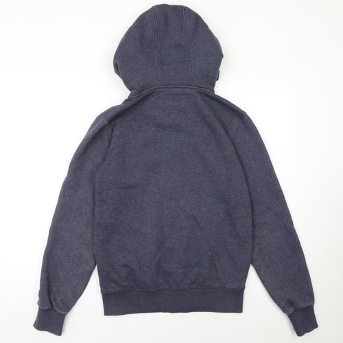 SoulCal & Co Men's Blue Full Zip Hoodie Size S Classic Logo