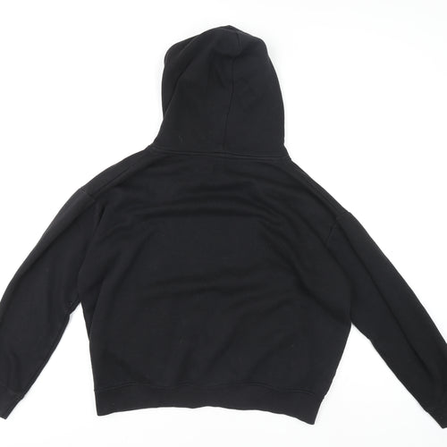Daisy Street Women's Black Celestial Sun & Moon Pullover Hoodie UK 8