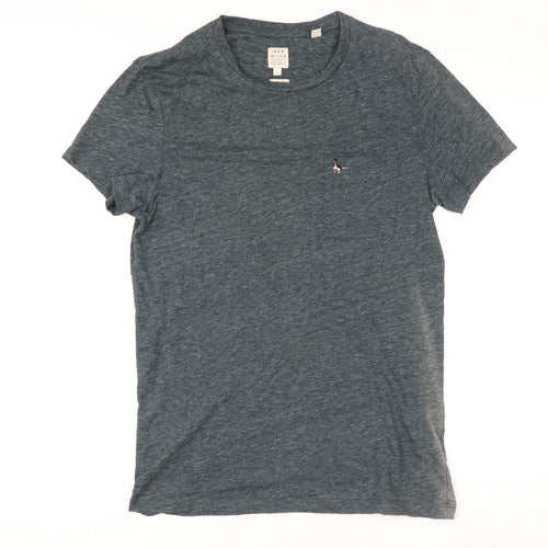 Jack Wills Womens Grey Slim Fit Crew Neck T-Shirt S