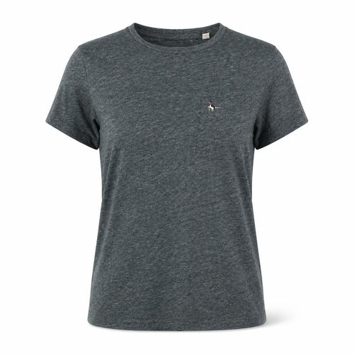 Jack Wills Womens Grey Slim Fit Crew Neck T-Shirt S