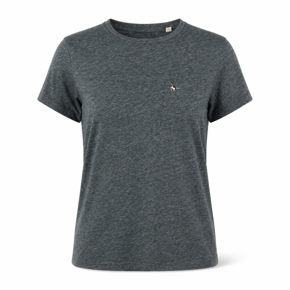 Jack Wills Womens Grey Slim Fit Crew Neck T-Shirt S