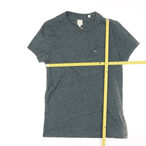 Jack Wills Womens Grey Slim Fit Crew Neck T-Shirt S