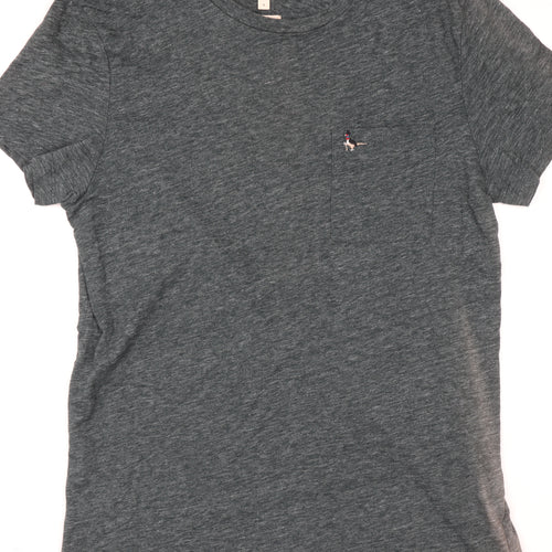 Jack Wills Womens Grey Slim Fit Crew Neck T-Shirt S