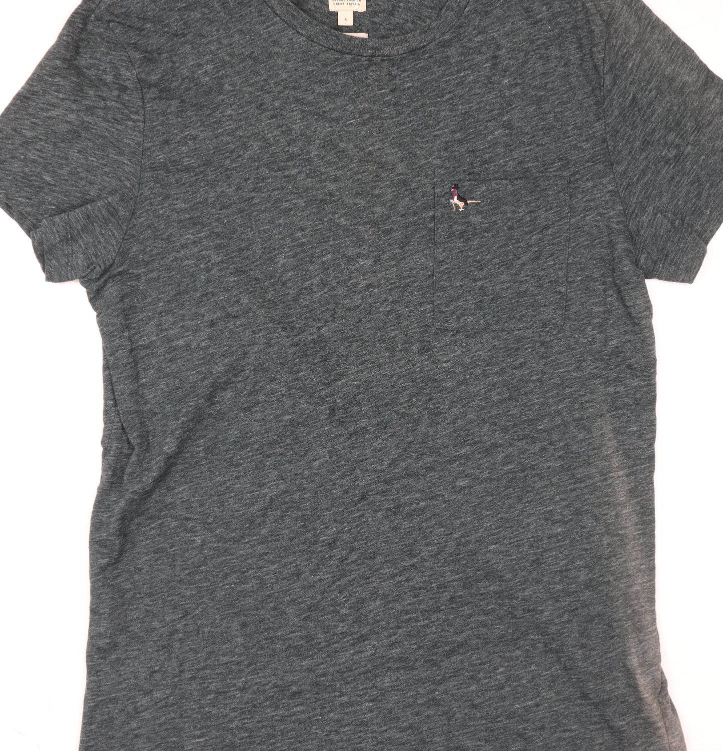 Jack Wills Womens Grey Slim Fit Crew Neck T-Shirt S