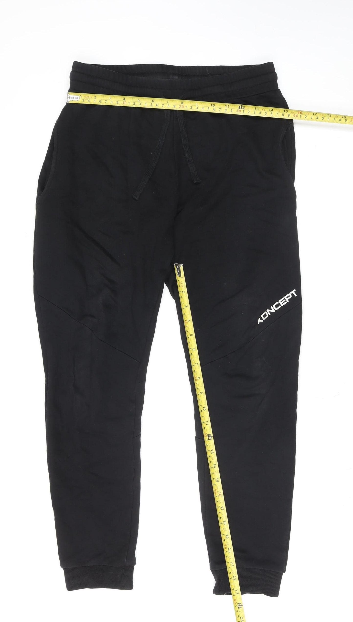 Koncept Women’s Black Medium Jogger Style Athletic Leggings