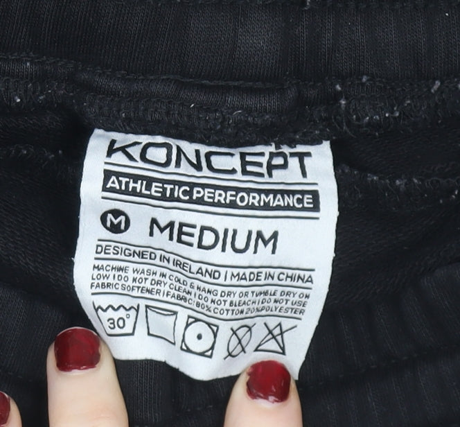 Koncept Women’s Black Medium Jogger Style Athletic Leggings