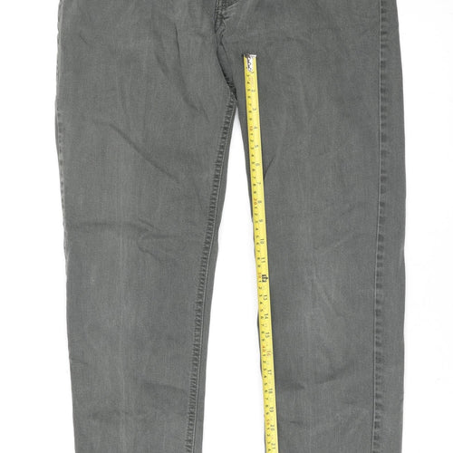 Brax Women Grey Regular Fit Cooper Straight Jeans Size 20