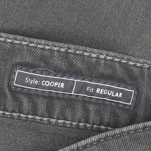 Brax Women Grey Regular Fit Cooper Straight Jeans Size 20