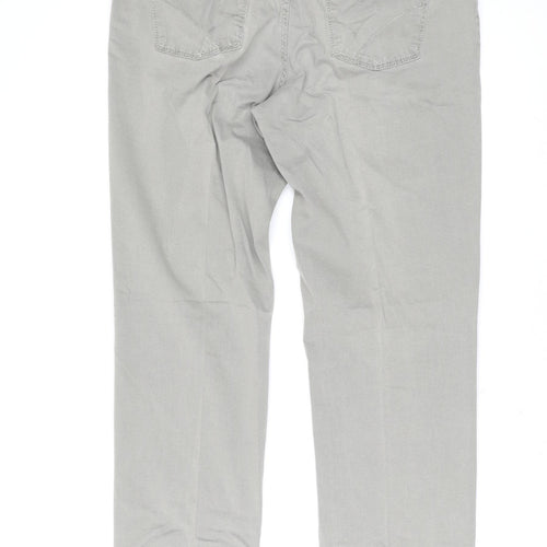 Brax Men's Grey 36x34 Cooper Fancy Regular Fit Straight Denim Jeans